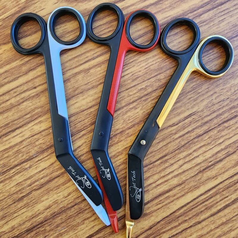 Two tone bandage scissors