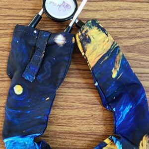 Starry night stethoscope cover