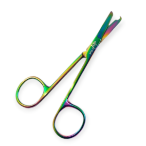 Rainbow titanium suture scissors - Image 2