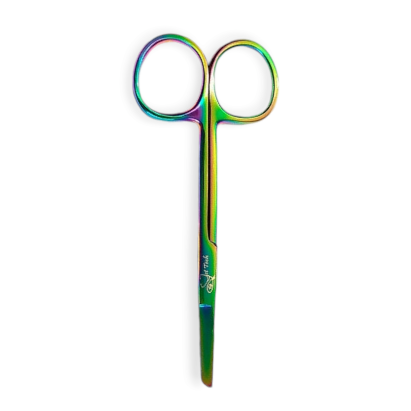 Rainbow titanium suture scissors