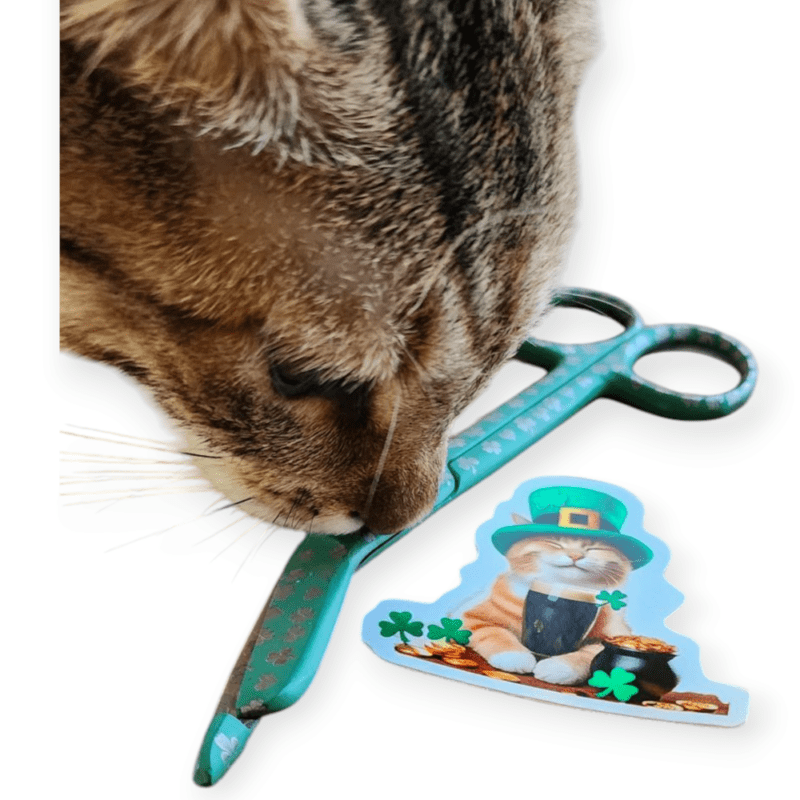 Shamrock scissors and sticker - Image 2